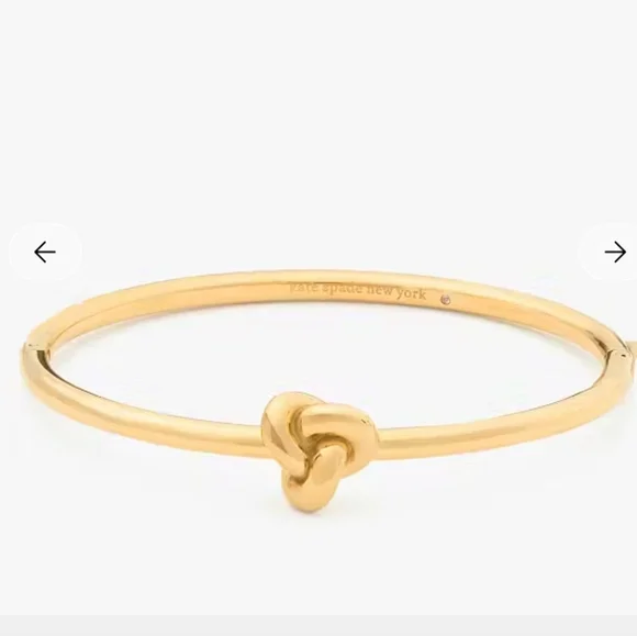 kate spade Double  knot hinged bangle - Picture 4 of 6